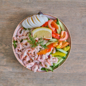 Salat med reker