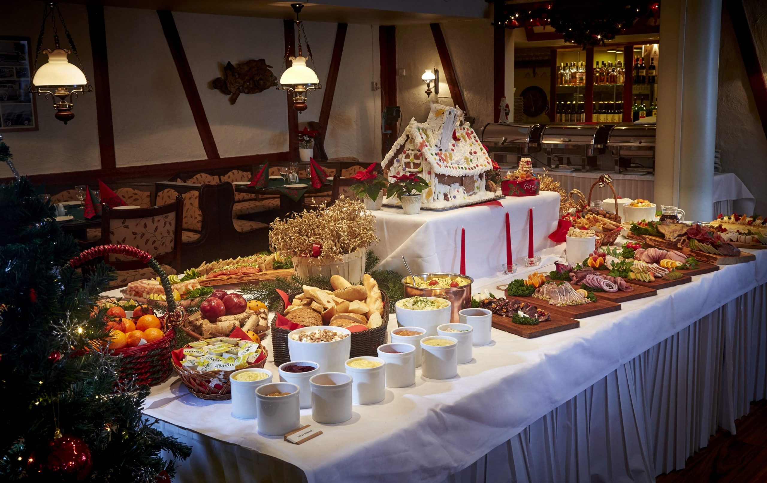 Buffet med julemat
