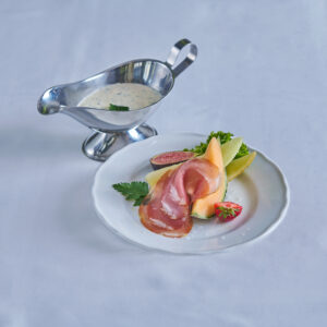 Melon- og fikensalat